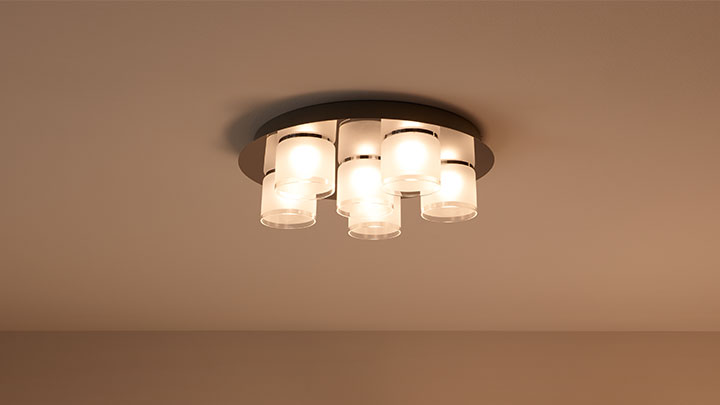 Philips LED spot lambalı tavana monte aydınlatma armatürü